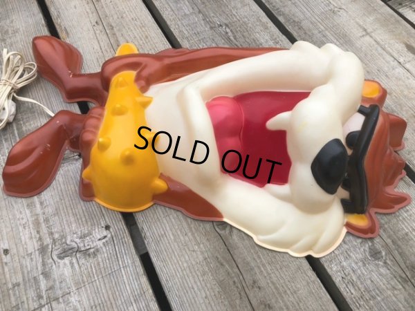 画像16: Vintage Looney Tunes TAZ Wall Decor Lighted (B162)