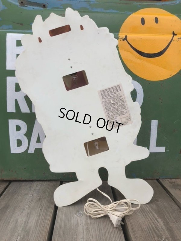 画像4: Vintage Looney Tunes TAZ Wall Decor Lighted (B162)