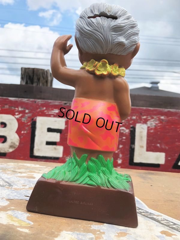 画像10: 70s United Airline Menehune Vinyl Coin Bank Original (B167)