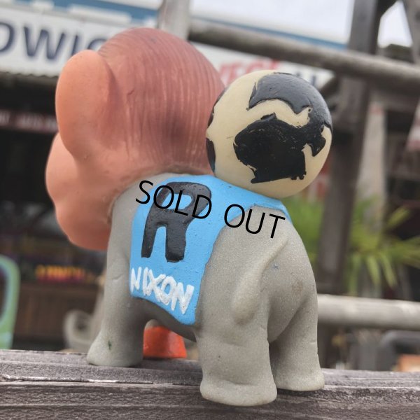 画像5: 60s Vintage Richard Nixon GOP Republican Elephant Vinyl Doll (B169)