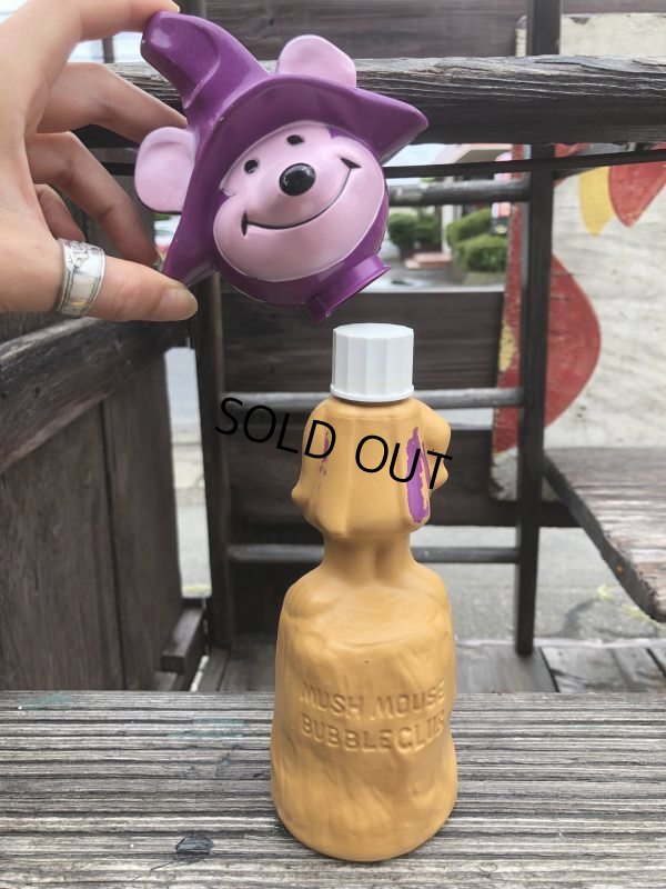 画像7: Vintage Bubble Bath Soaky Bottle Mush Mouse (B189)