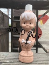 Vintage Bubble Bath Soaky Bottle The Flintstones Bamm-Bamm (B183)