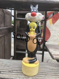 Vintage Bubble Bath Soaky Bottle Tweety & Sylvester (B186)