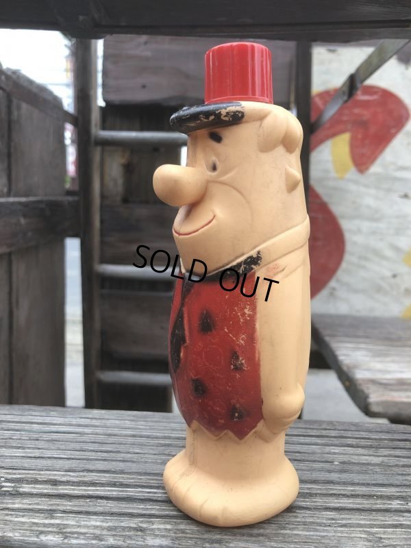 画像4: Vintage Bubble Bath Soaky Bottle The Flintstones Fred (B184)
