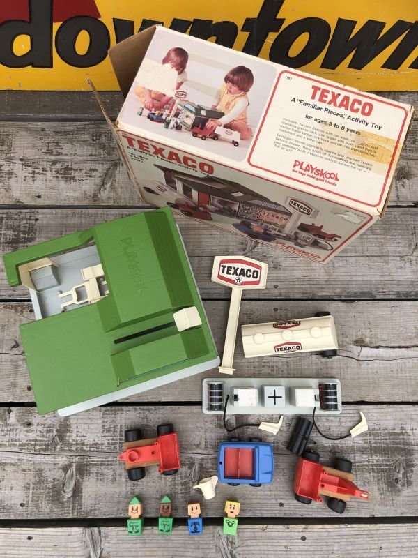 画像2: 70s Vintage Playskool Texaco Gas Station (B198)