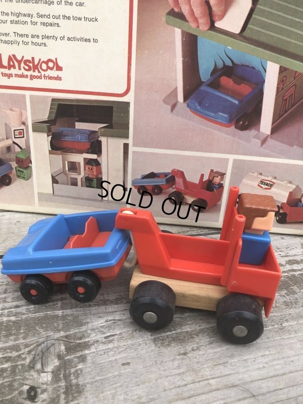 画像8: 70s Vintage Playskool Texaco Gas Station (B198)