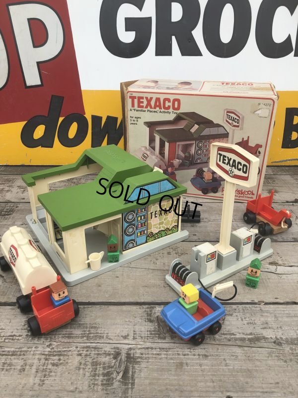 画像4: 70s Vintage Playskool Texaco Gas Station (B198)