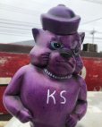 画像9: Vintage KSU Wildcats Purple Power Statue (B205)