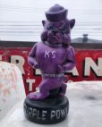 画像1: Vintage KSU Wildcats Purple Power Statue (B205) (1)