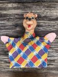 画像7: Vintage Hand Puppet Barny Bear Googly Eyed (B211)