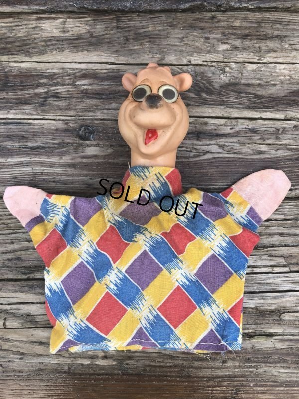 画像7: Vintage Hand Puppet Barny Bear Googly Eyed (B211)