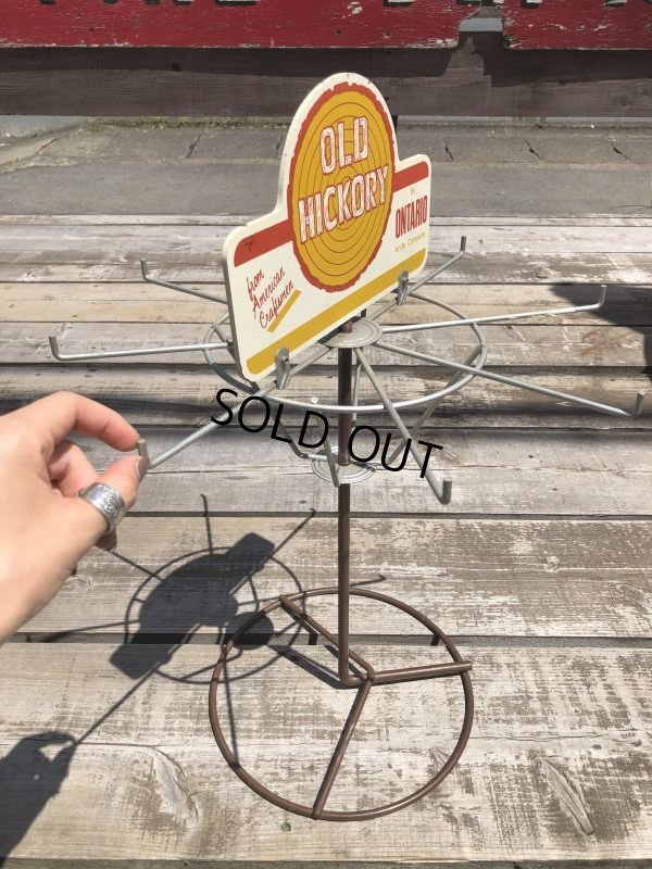 画像5: Vintage Hickory Ontario Knife Store Display Rack (B218)