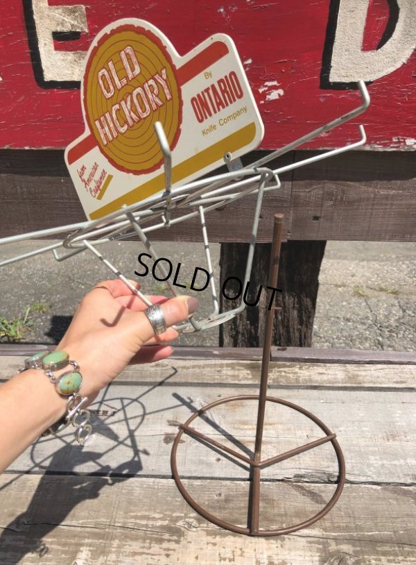 画像2: Vintage Hickory Ontario Knife Store Display Rack (B218)