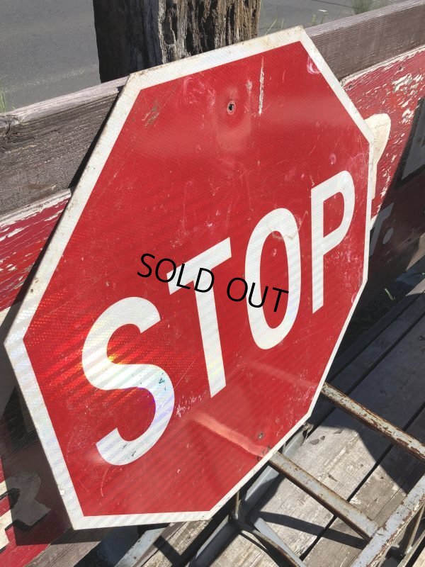 画像3: Vintage Road Sign STOP (B249) 