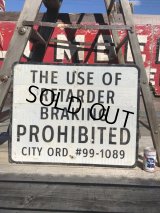 Vintage Road Sign THE USE OF... (B226) 