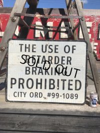 Vintage Road Sign THE USE OF... (B226) 