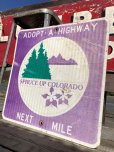 画像2: Vintage Road Sign COLORADO (B235)  (2)