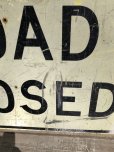 画像7: Vintage Road Sign ROAD CLOSED (B245) 