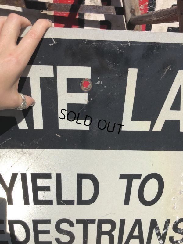 画像5: Vintage Road Sign STATE LAW  (B231) 