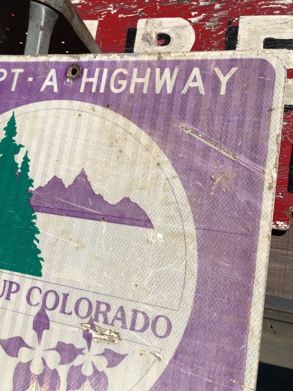 画像5: Vintage Road Sign COLORADO (B235)
