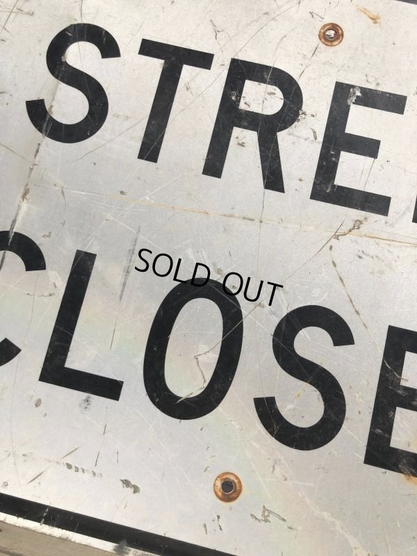 画像4: Vintage Road Sign STREET CLOSED (B227) 
