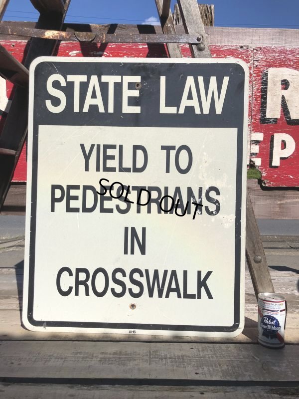 画像1: Vintage Road Sign STATE LAW  (B231) 