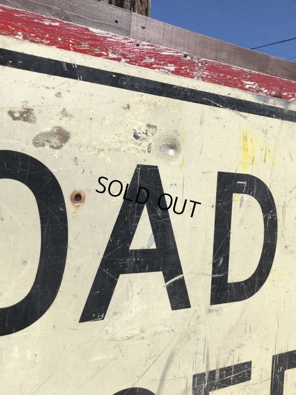 画像8: Vintage Road Sign ROAD CLOSED (B245) 