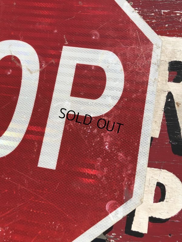 画像7: Vintage Road Sign STOP (B249) 