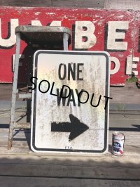 Vintage Road Sign ONE WAY (B234) 