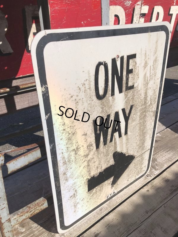 画像3: Vintage Road Sign ONE WAY (B234) 