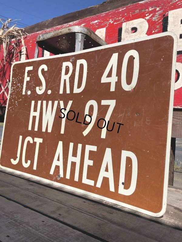 画像2: Vintage Road Sign F.S. RD 40 (B236) 