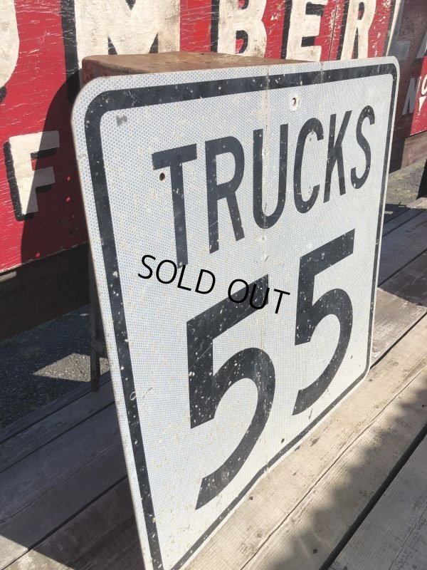 画像3: Vintage Road Sign TRUCKS 55  (B232) 
