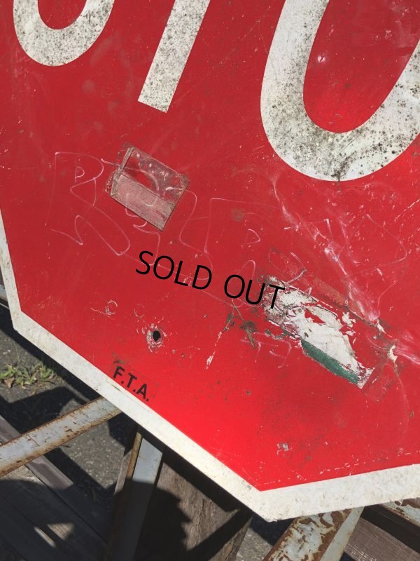 画像6: Vintage Road Sign STOP (B251) 