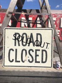 Vintage Road Sign ROAD CLOSED (B228) 