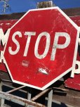 画像2: Vintage Road Sign STOP (B251)  (2)