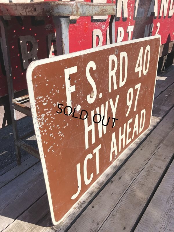 画像3: Vintage Road Sign F.S. RD 40 (B236) 