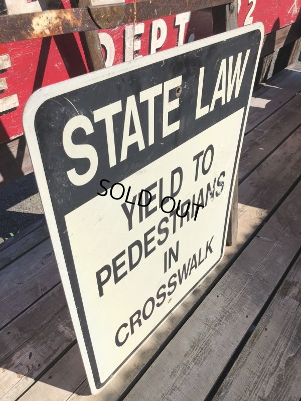 画像3: Vintage Road Sign STATE LAW  (B231) 