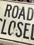 画像4: Vintage Road Sign ROAD CLOSED (B228)  (4)