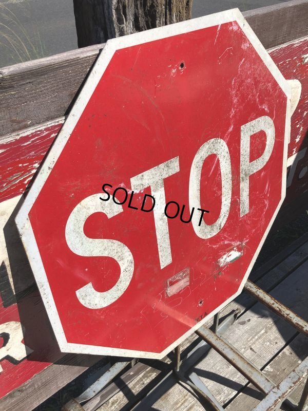 画像3: Vintage Road Sign STOP (B251) 