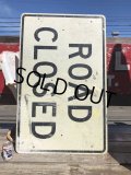 Vintage Road Sign ROAD CLOSED (B245) 