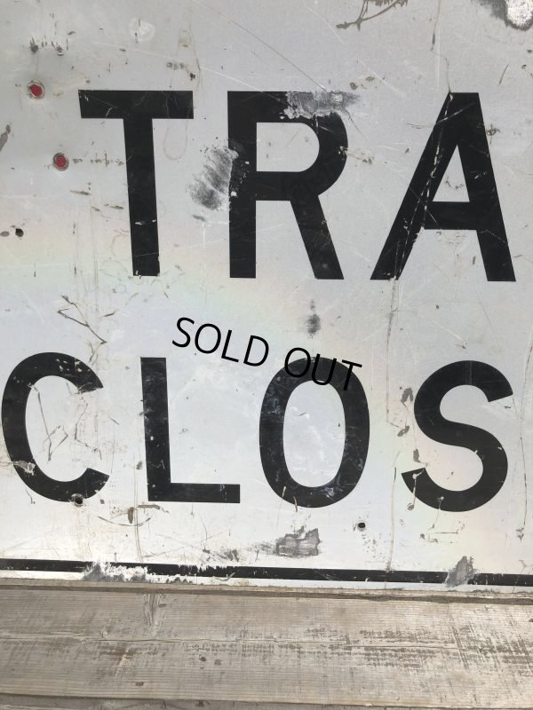 画像8: Vintage Road Sign TRAIL CLOSED (B244) 