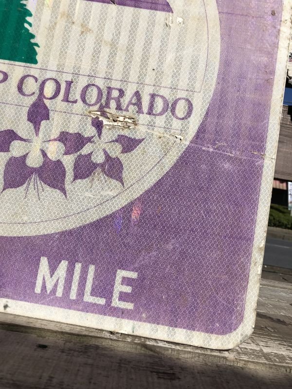 画像4: Vintage Road Sign COLORADO (B235)