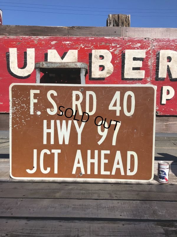 画像1: Vintage Road Sign F.S. RD 40 (B236) 