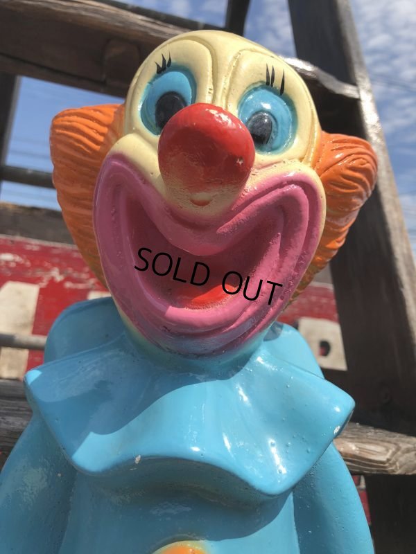 画像13: Vintage Bozo The Clown 18" Big Size Bank Statue (B247)