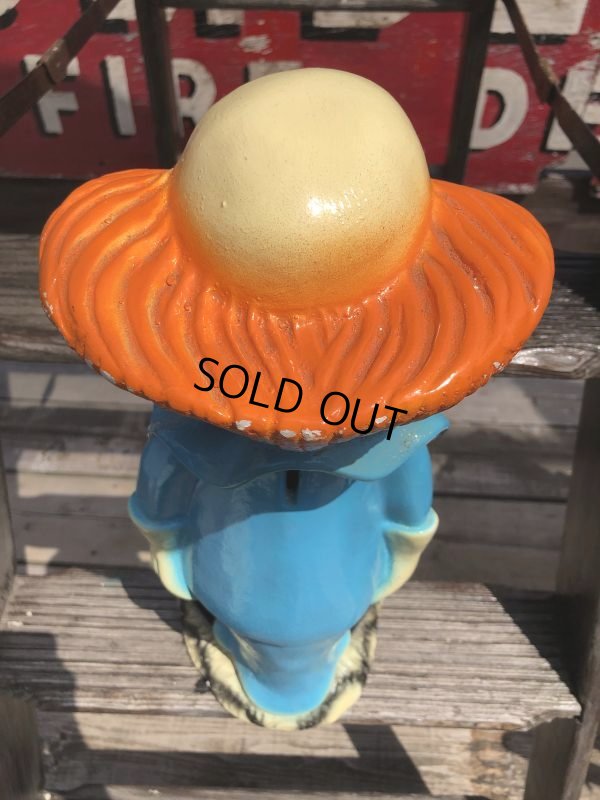 画像11: Vintage Bozo The Clown 18" Big Size Bank Statue (B247)