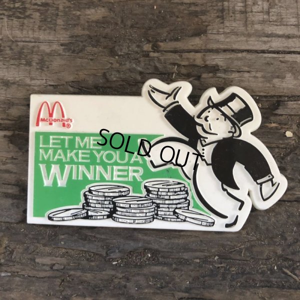 画像2: Vintage Badge Mcdonald's x Monopoly (B254)