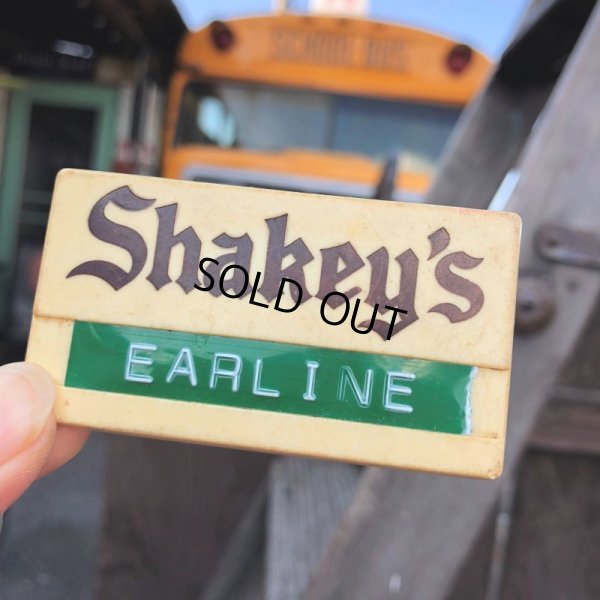 画像1: Vintage Name Badge Shakey's (B252)