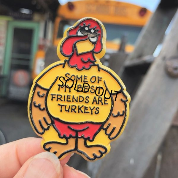 画像1: Vintage Badge Turkeys (B251)