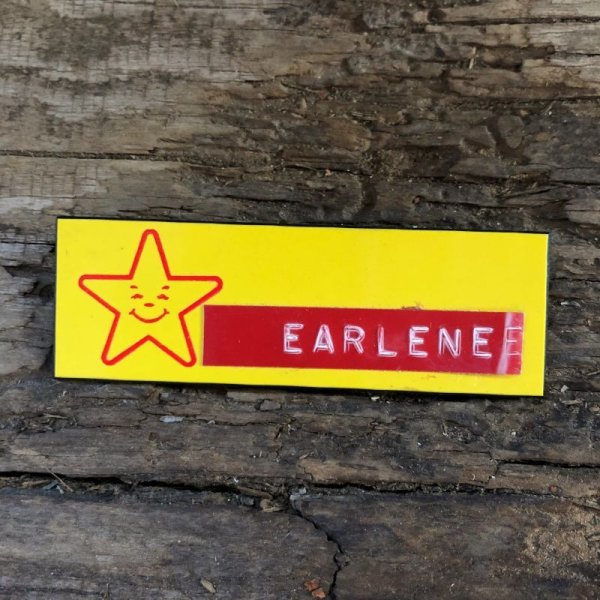 画像2: Vintage Name Badge Carl’s Jr. (B255)