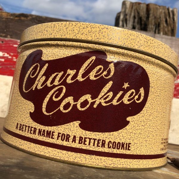 画像7: Vintage Tin Can Charles Cookies (B260)